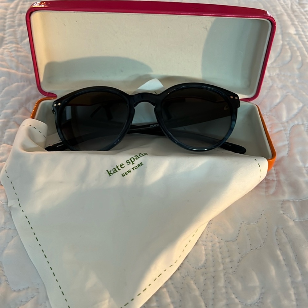 Kate Spade Sunglasses - Navy Blue - image 1